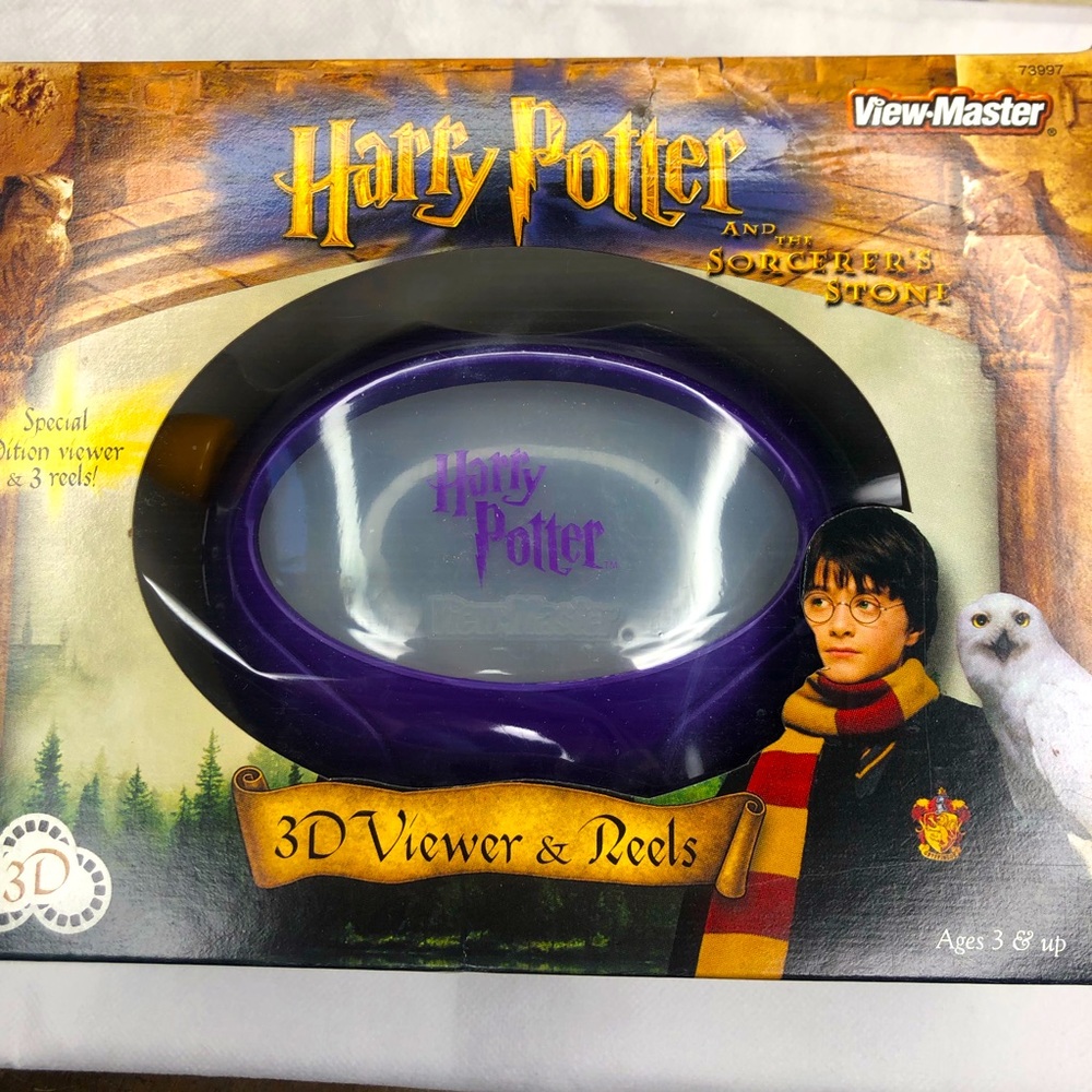 Sealed Harry Potter Giftset View-master 3D Viewer & 3 Reels Boxed Set